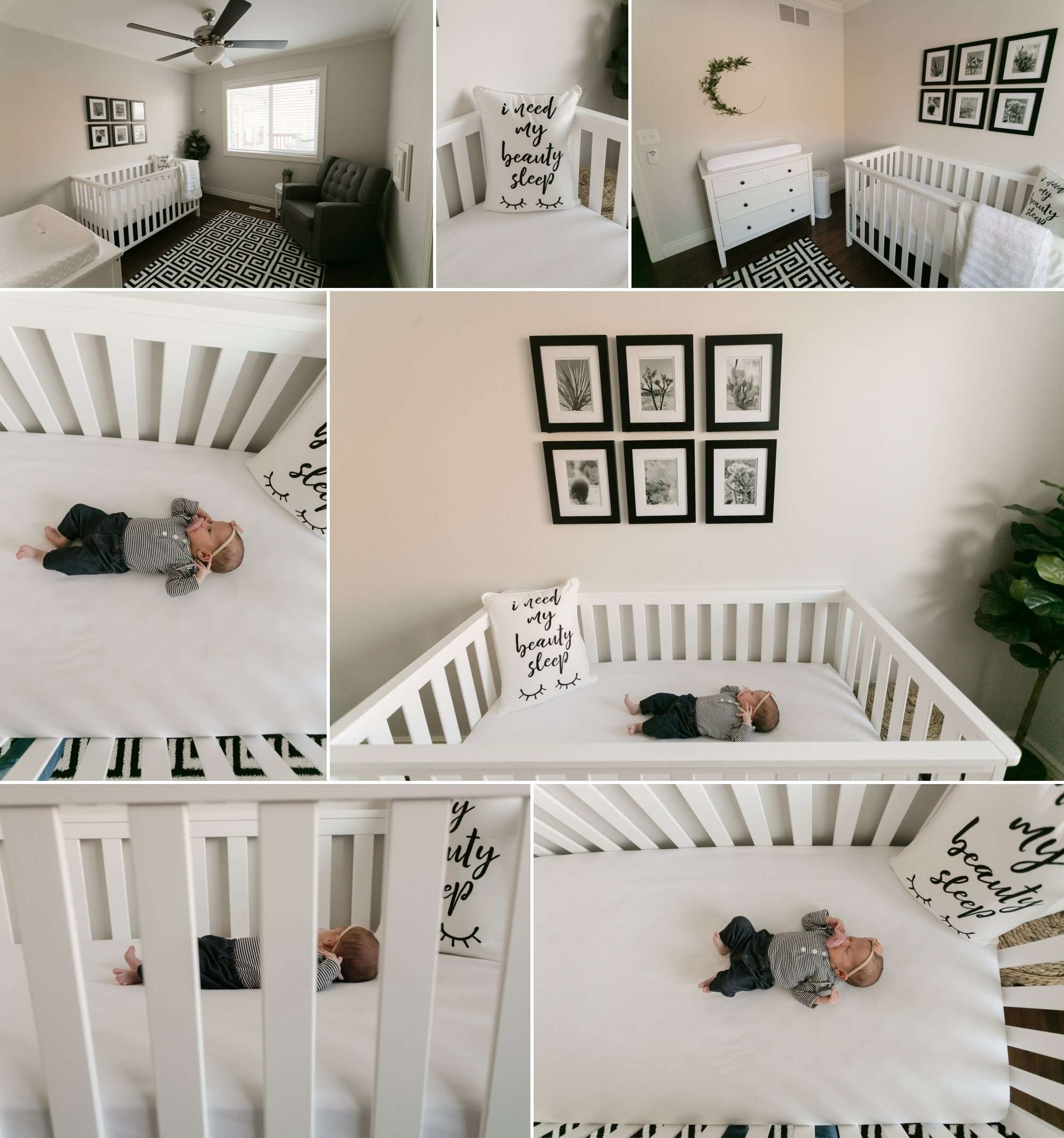 newborn and family photos in the nursery in maple grove, mn