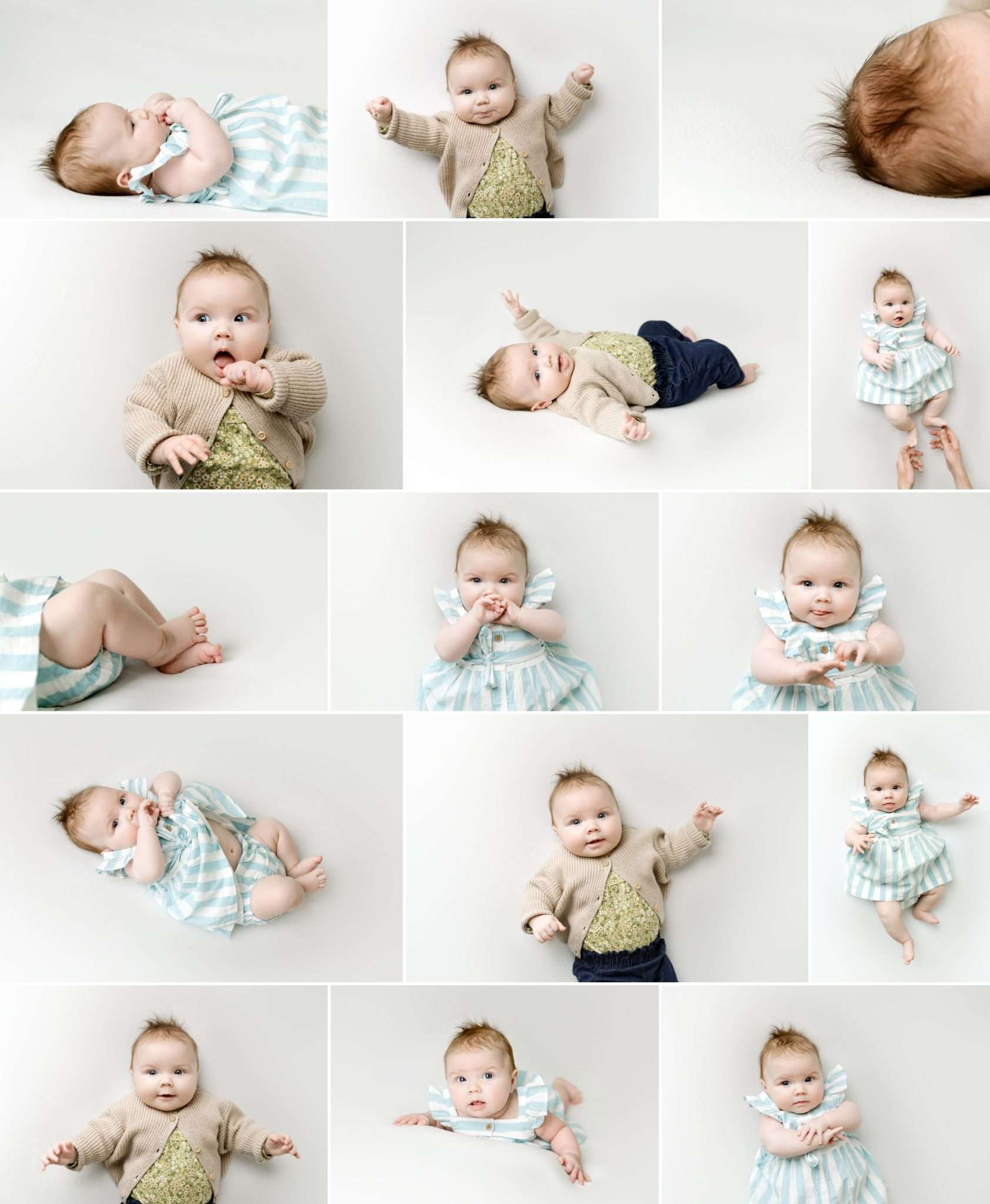 3 month old baby portraits