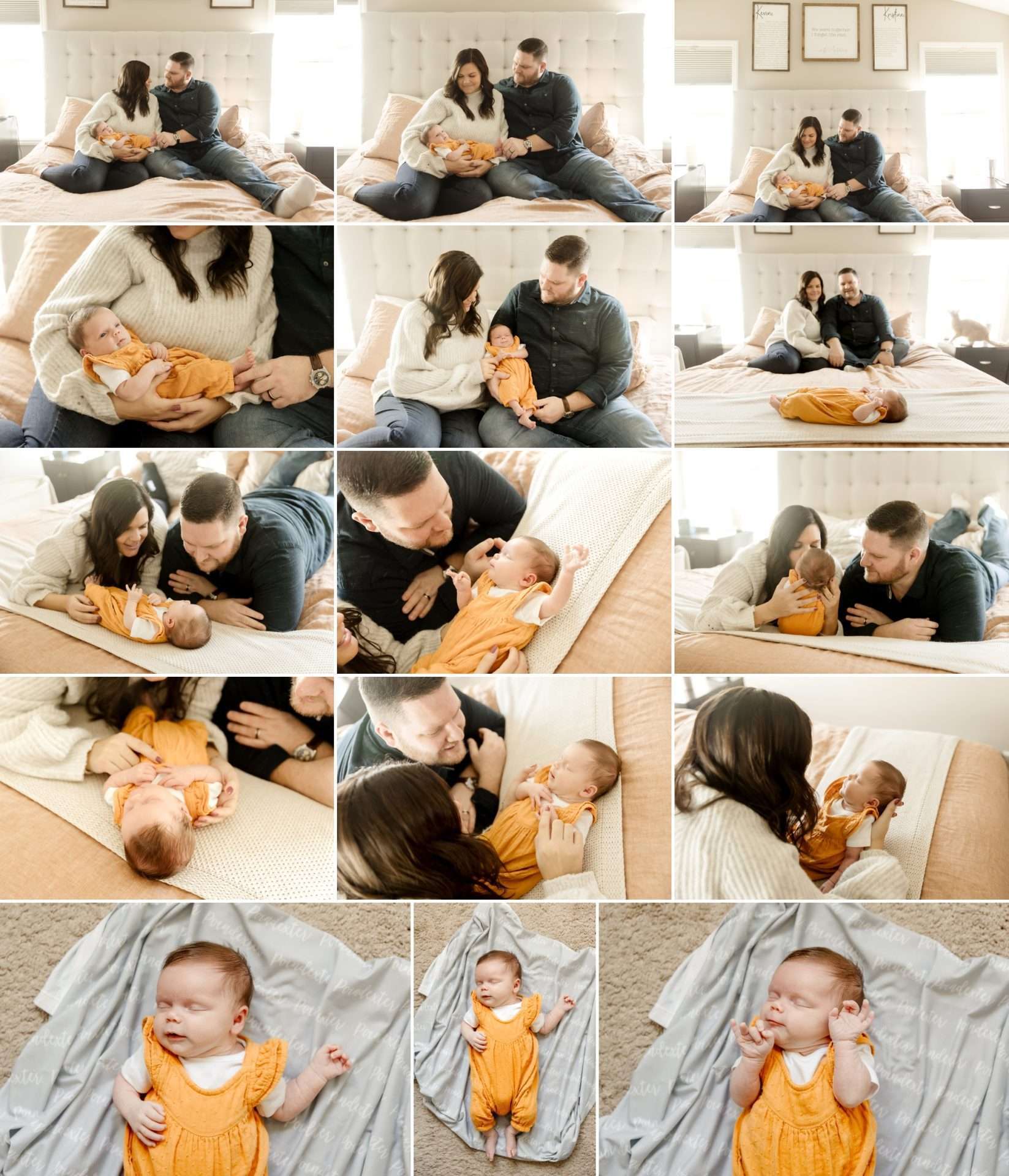 eagan mn newborn baby photographer in home lifestyle photos