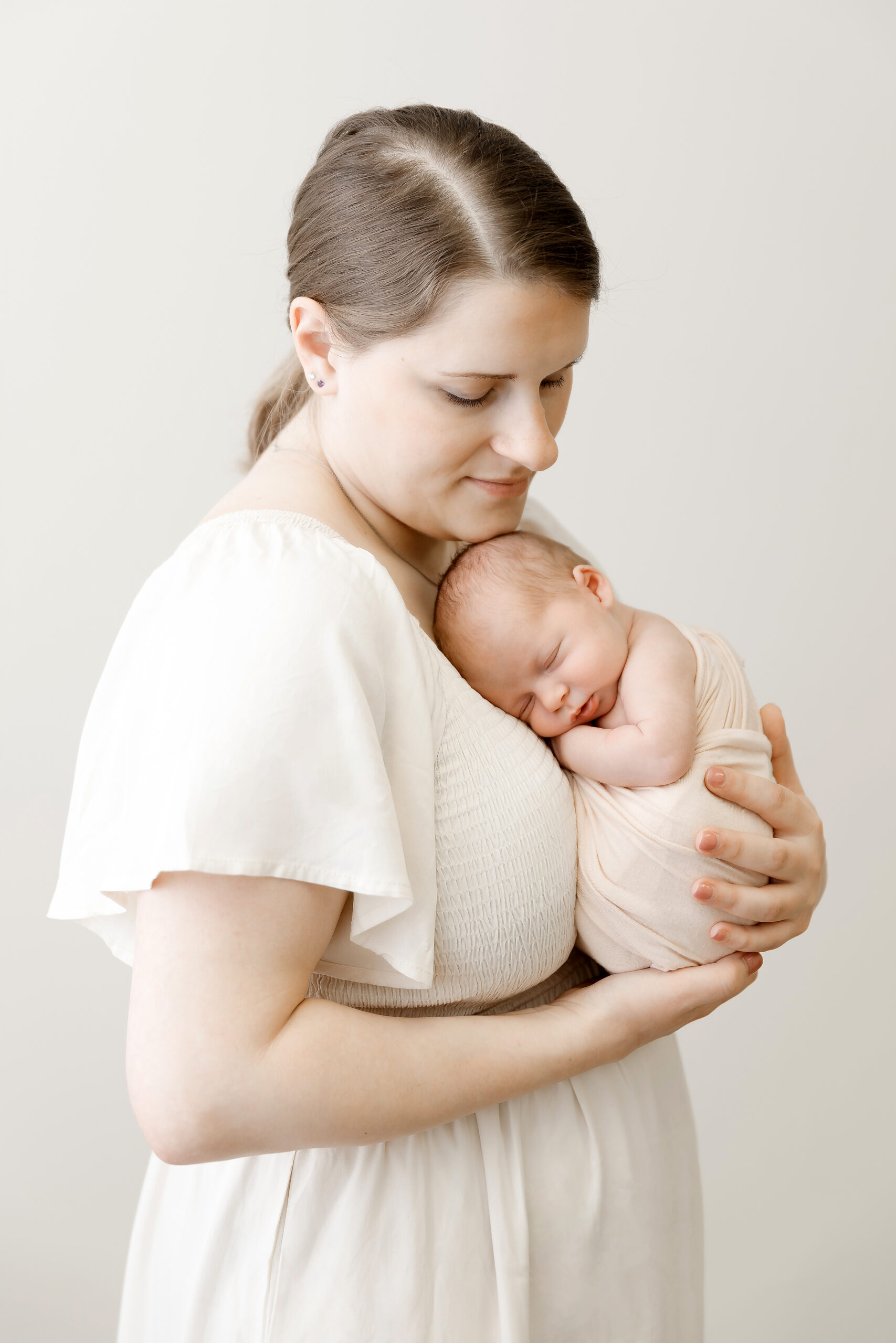 studio newborn photography session in Minneapolis by Alicea Rose Photography