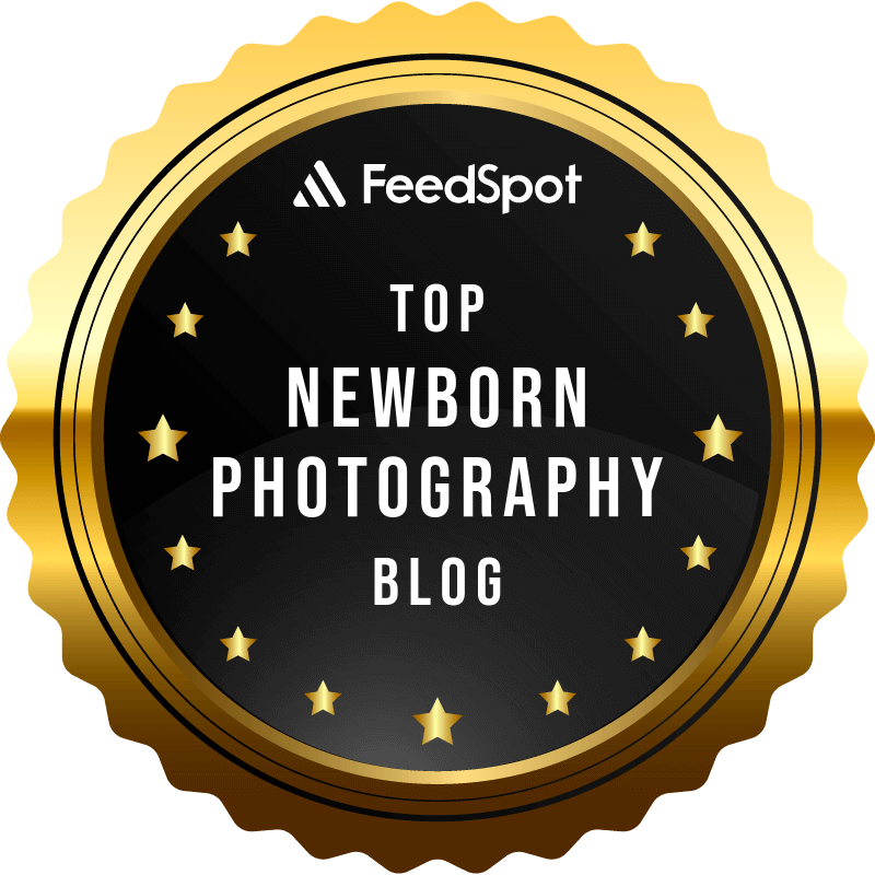 Award for Top Newborn Photography Blog by FeedSpot