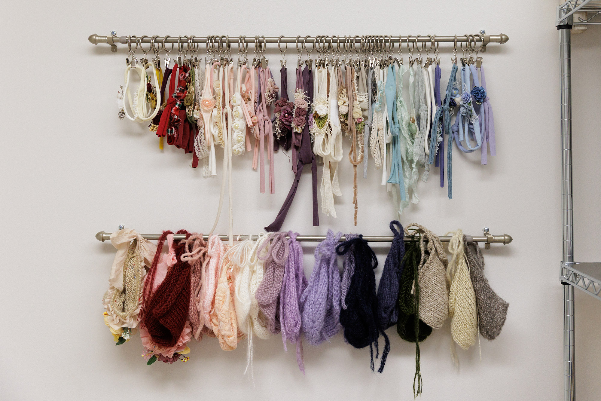 beautiful headbands and bonnets for newborn photography